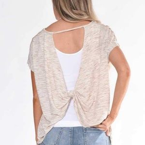 Twist Back Top